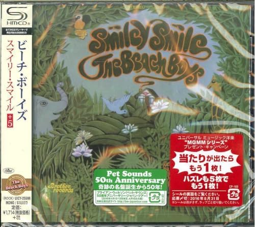 The Beach Boys Smiley Smile +5 Japan Music CD