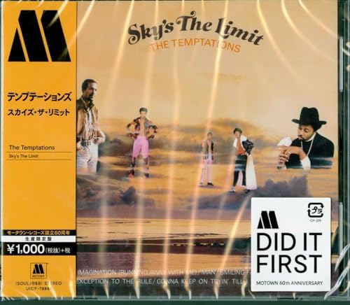 The Temptations Sky's The Limit Japan Music CD