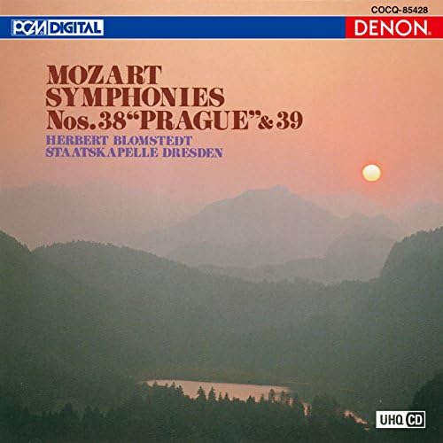 Herbert Blomstedt, Dresden Staatskapelle, Herbert Blomstedt, Dresden Staatskapelle, Mozart UHQCD DENON Classics BEST Mozart: Symphony No. 38 "Prague" & No. 39 Japan Music CD