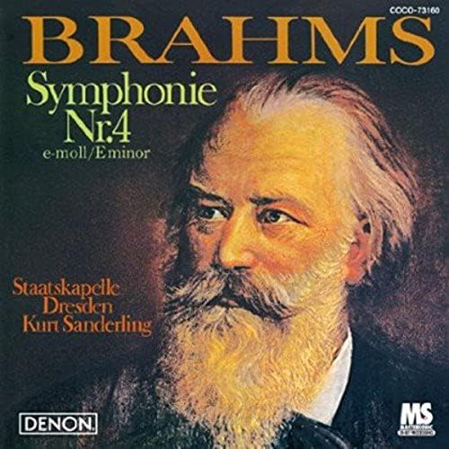 Dresden Staatskapell Brahms: Symphony No. 4 Japan Music CD