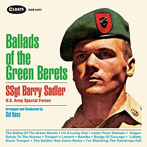 SSgt Barry Sadler Ballads of the Green Berets Japan Music CD^