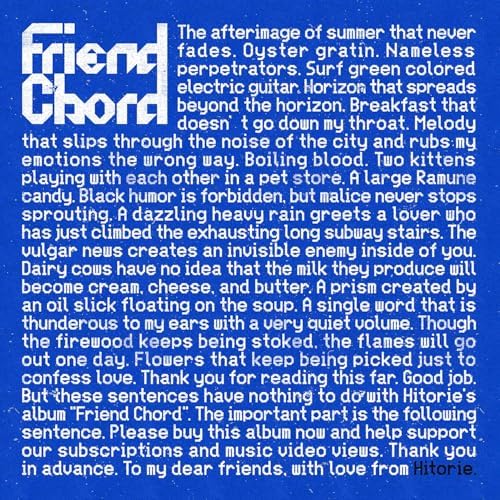 hitrie Friend Chord (Regular Edition) Japan Music CD