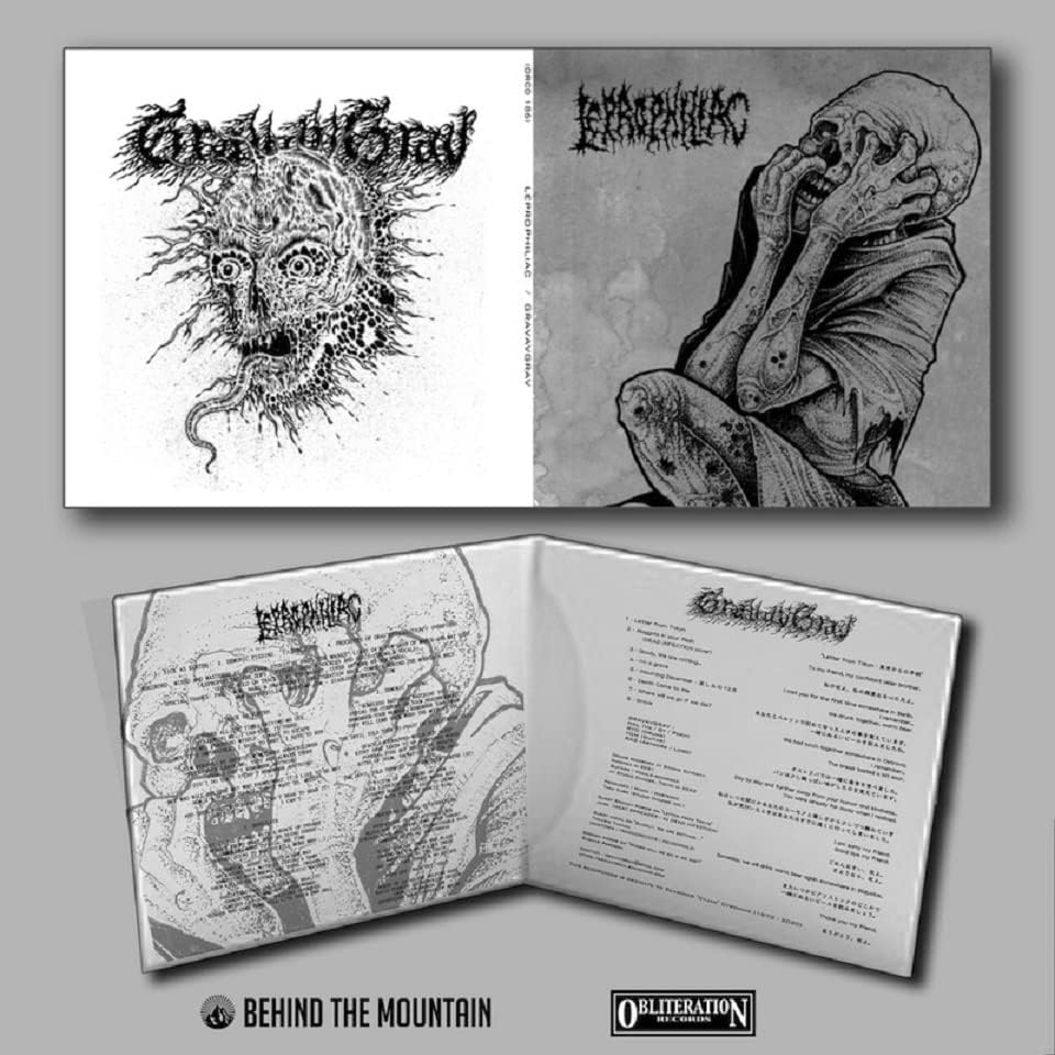 LEPROPHILIAC / GRAVA SPLIT / Split Japan Music CD
