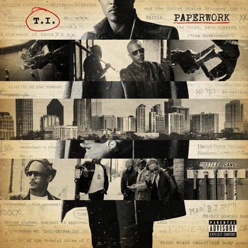 T.I. paper work Japan Music CD
