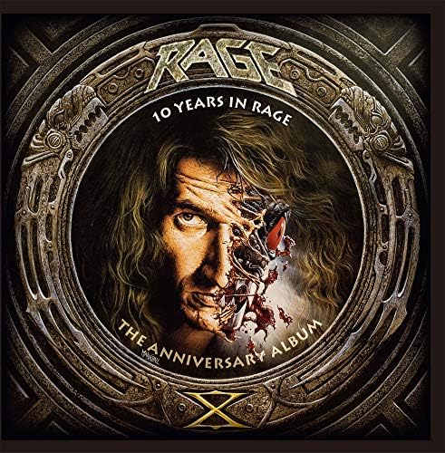 RAGE Ten Years in Rage - Anniversary Album 2CD Japan Music CD