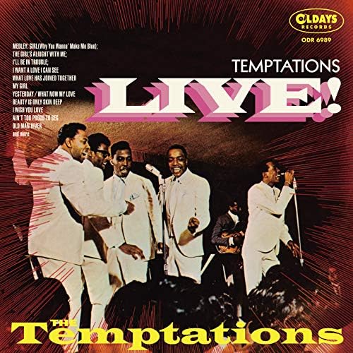 Temptations Temptati Temptations Live! [paper jacket] Japan Music CD