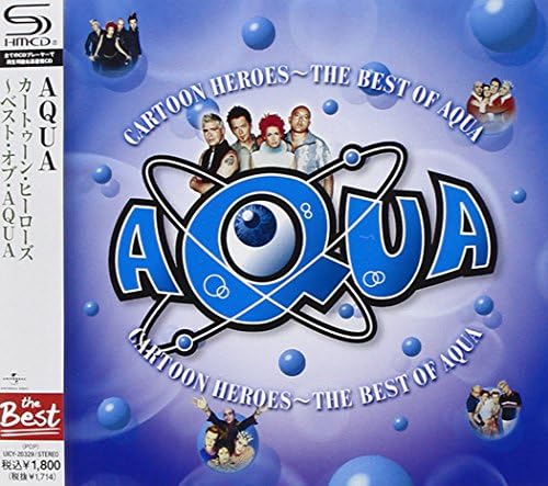 AQUA Cartoon Heroes Best of AQUA Japan Music CD