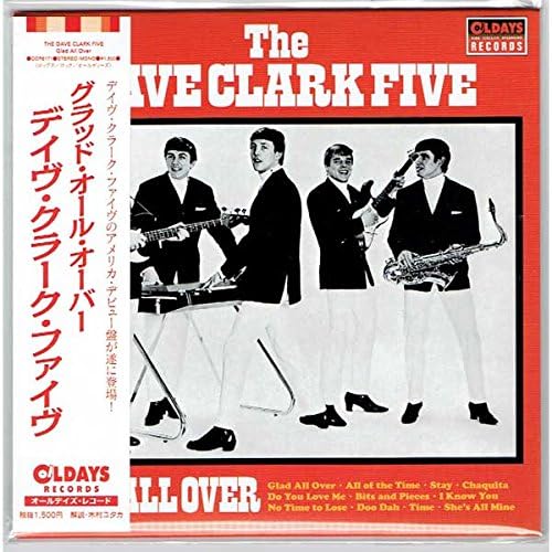 The Dave Clark Five Glad All Over Japan Music CD Bonus Tracks