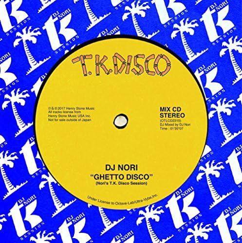 DJ NORI GHETTO DISCO : NORI'S T.K. DISCO SESSION Japan Music CD