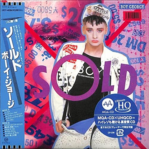 Boy George Sold +6 UHQCD x MQA-CD Japan Music CD Bonus Tracks