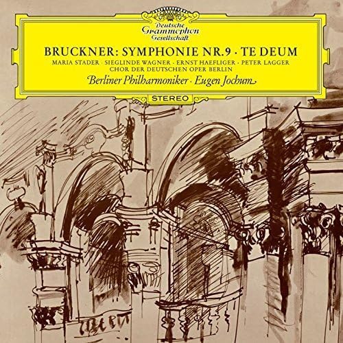 Jochum (Eugen), Bruc Bruckner: Symphony No. 9, Te Deum (paper jacket) Japan Musi
