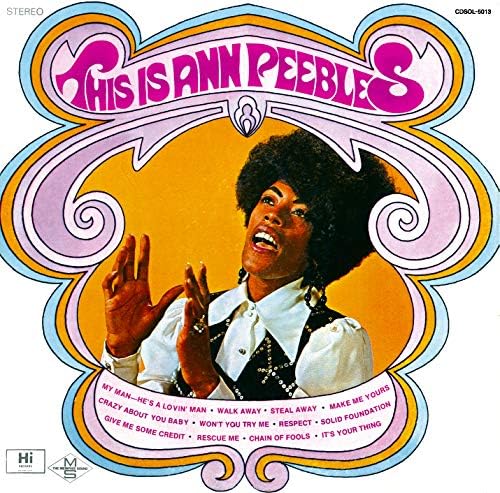 Ann Peebles This Is Ann Peebles [SOUL 100% MUSIC] Japan Music CD