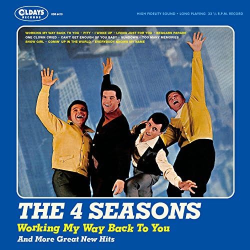 THE 4 seasons Working My Way Back To You And More Great New Hits Japan Music CD