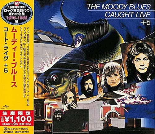 The Moody Blues Caught Live +5 Japan Music CD