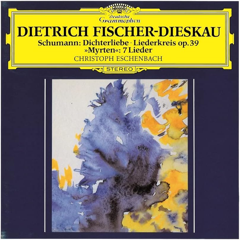 Dietrich Fischer-Die Schumann: Song Collection "Poet's Love" "Lieder Kreis" "Myr