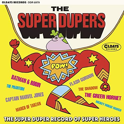 Super Dupers Super Duper Records of Super Heroes Japan Music CD Bonus Tracks^