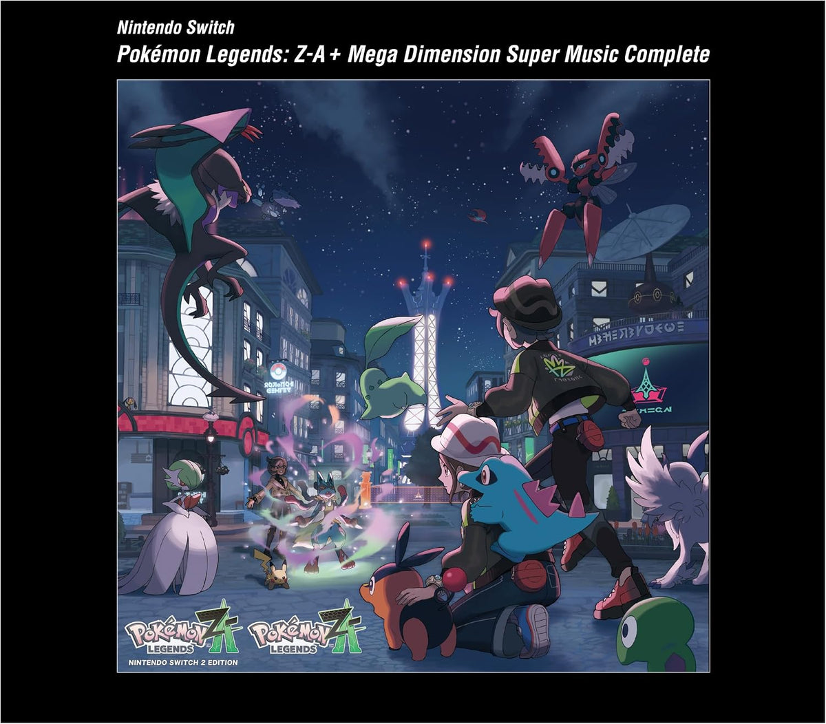 Pokemon LEGENDS Z-A + Mega Dimension Rush Super Music Complete Japan Music CD^